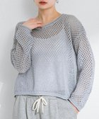 【サニーレーベル/Sonny Label / URBAN RESEARCH】のスパンコールメッシュニットプルオーバー 人気、トレンドファッション・服の通販 founy(ファニー) ファッション Fashion レディースファッション Fashion for Women トップス・カットソー Cut & Sew Tops ニット Knit Tops & Sweaters カジュアルプルオーバー・ニットトップス Pullovers & Knit Tops / Casual Pullovers 2025年 2025 2025春夏・S/S Spring/Summer 2025 SS25 シンプル Simple, Minimal スパンコール Sequins, Sequin Embellishment トレンド Trend, Trending Now ベーシック Basic, Essential ボトム Bottoms, Lower Wear メッシュ Mesh, Net Fabric 夏 Summer 定番 Standard, Basic Item S/S・春夏 SS, Spring/Summer, Warm Season thumbnail ブルーグレー|ID: prp329100004648142 ipo3291000000033557474