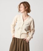【ユナイテッドアローズ/UNITED ARROWS】のconte メタルボタン Vネックカーディガン OFF WHITE|ID:prp329100004648149