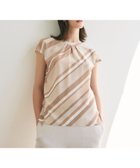 【ポール スチュアート/Paul Stuart】の【ウォッシャブル】ジオメトリーパターンプリント ブラウス 人気、トレンドファッション・服の通販 founy(ファニー) ファッション Fashion レディースファッション Fashion for Women トップス・カットソー Cut & Sew Tops シャツ・ブラウス・オフィスカジュアル Elegant Blouses & Button-Ups インナー Innerwear ウォッシャブル Machine Washable ジャケット Jacket, Outerwear ストライプ Stripe, Striped Pattern スリーブ Sleeve, Long Sleeve / Short Sleeve フレンチ French, French Style フロント Front, Front Design プリント Print, Printed Pattern ボトム Bottoms, Lower Wear ランダム Random, Irregular ワイド Wide, Wide Fit エレガント 上品 Elegant thumbnail ベージュ|ID: prp329100004648161 ipo3291000000033557632