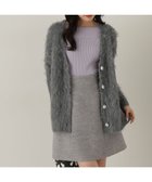 【プロポーション ボディドレッシング/PROPORTION BODY DRESSING】のシャギーカーディガン 24AW チャコール2|ID: prp329100004648174 ipo3291000000033557749