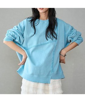【コーエン/COEN】のピグメントパッチワーク裏毛スウェット 人気、トレンドファッション・服の通販 founy(ファニー) ファッション Fashion レディースファッション Fashion for Women トップス・カットソー Cut & Sew Tops レディースパーカー・カジュアルフーディー Casual Hoodies & Sweatshirts スウェット・クルーネックトップス Sweatshirts & Crewnecks / Relaxed Fit Sweat Tops おすすめ Recommended / Our Picks スウェット / スエット Sweatshirt, Sweatwear スラックス Slacks, Dress Pants デニム Denim, Jeans Material パッチワーク Patchwork, Mixed Fabric リラックス Relax, Relaxed Fit ワイド Wide, Wide Fit 今季 This Season, Current Season 切替 Switching, Contrast Panel |ID:prp329100004648180