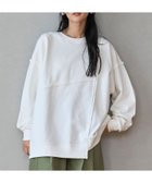 【コーエン/COEN】のピグメントパッチワーク裏毛スウェット 人気、トレンドファッション・服の通販 founy(ファニー) ファッション Fashion レディースファッション Fashion for Women トップス・カットソー Cut & Sew Tops レディースパーカー・カジュアルフーディー Casual Hoodies & Sweatshirts スウェット・クルーネックトップス Sweatshirts & Crewnecks / Relaxed Fit Sweat Tops おすすめ Recommended / Our Picks スウェット / スエット Sweatshirt, Sweatwear スラックス Slacks, Dress Pants デニム Denim, Jeans Material パッチワーク Patchwork, Mixed Fabric リラックス Relax, Relaxed Fit ワイド Wide, Wide Fit 今季 This Season, Current Season 切替 Switching, Contrast Panel thumbnail OFF WHITE|ID: prp329100004648180 ipo3291000000033557797