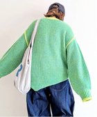 【ノッチ/notch】の【notch. by yui 】オーバーサイズバイカラーニット 2025AW 人気、トレンドファッション・服の通販 founy(ファニー) ファッション Fashion レディースファッション Fashion for Women トップス・カットソー Cut & Sew Tops ニット Knit Tops & Sweaters インナー Innerwear デニム Denim, Jeans Material 人気 Popular, Best Seller ベーシック Basic, Essential リラックス Relax, Relaxed Fit おすすめ Recommended / Our Picks 2025年 2025 2025-2026秋冬・A/W Autumn/Winter 2025–26 AW25–26 thumbnail グリーンケイ|ID: prp329100004648181 ipo3291000000033557807