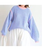 【ノッチ/notch】の【notch. by yui 】オーバーサイズバイカラーニット 2025AW 人気、トレンドファッション・服の通販 founy(ファニー) ファッション Fashion レディースファッション Fashion for Women トップス・カットソー Cut & Sew Tops ニット Knit Tops & Sweaters インナー Innerwear デニム Denim, Jeans Material 人気 Popular, Best Seller ベーシック Basic, Essential リラックス Relax, Relaxed Fit おすすめ Recommended / Our Picks 2025年 2025 2025-2026秋冬・A/W Autumn/Winter 2025–26 AW25–26 thumbnail ピンクケイ|ID: prp329100004648181 ipo3291000000034459231