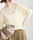 【シップス フォー ウィメン/SHIPS】のquaranciel 手洗い可能 バルキー レース ニット オフホワイト|ID: prp329100004648182 ipo3291000000033557816