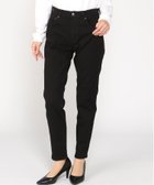 【ヤヌーク/YANUK】のYANUK/【YANUK】スリムテーパード RUTH 人気、トレンドファッション・服の通販 founy(ファニー) ファッション Fashion レディースファッション Fashion for Women コンパクト Compact, Small Size スリム Slim, Slim Fit テーパード Tapered, Tapered Pants フォルム Silhouette, Form ミックス Mix, Mixed Style thumbnail BLK|ID: prp329100004648196 ipo3291000000033557975
