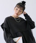 【フリークスストア/FREAK'S STORE】のリメイク風 切替フリルスウェット 24AW 25SS チャコールグレー|ID: prp329100004648206 ipo3291000000033558144