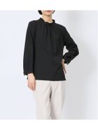 【タカキュー/TAKA-Q】のギャザーハイネック 8分袖プルオーバーブラウス 【25SS】 長袖 レディース シャツ カットソー トップス ブラウス カジュアル インナー ビジネス ギフト プレゼント 75紺|ID: prp329100004648219 ipo3291000000033558307