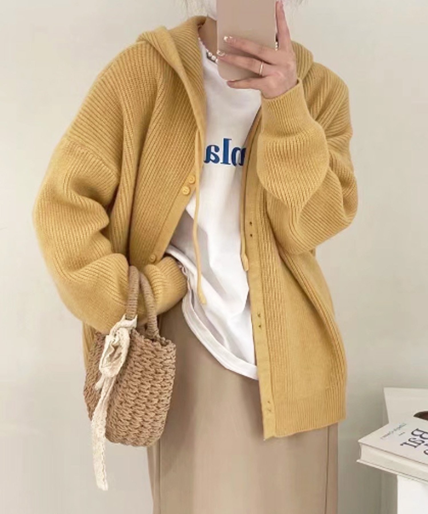 【アミュレット/Amulet】の【Dewlily】フード付きカーディガン 人気、トレンドファッション・服の通販 founy(ファニー) 　ファッション　Fashion　レディースファッション　Fashion for Women　トップス・カットソー　Cut & Sew Tops　カーディガン・羽織り　Layered Style Cardigans　カーディガン　Cardigan, Knitwear　パーカー　Hoodie, Parka　 other-1|ID: prp329100004648237 ipo3291000000033558481