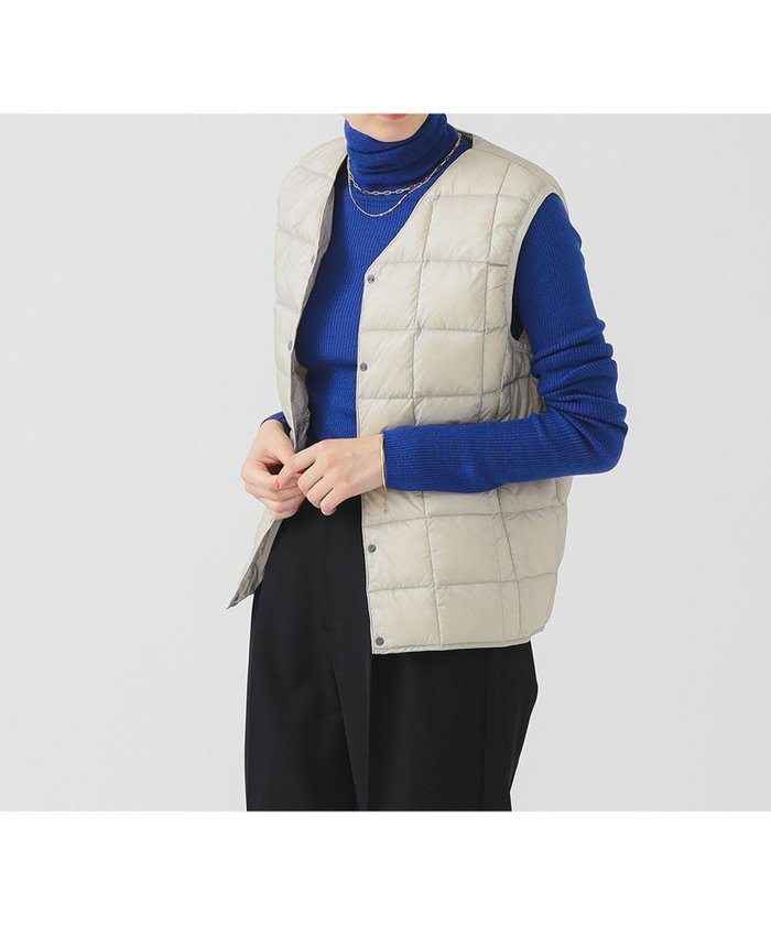 【ビーミングライフストアバイビームス/B:MING LIFE STORE by BEAMS】のTAION / インナーダウン ベスト(M~XL) 25AW 秋冬 インテリア・キッズ・メンズ・レディースファッション・服の通販 founy(ファニー) https://founy.com/ ファッション Fashion レディースファッション Fashion for Women アウター Coat / Outerwear Collection トップス・カットソー Cut & Sew Tops ベスト&ジレ / 重ね着スタイル Vests & Gilets インナー Innerwear キルト Quilt, Quilted Fabric シャツワンピ Shirt Dress, Shirt One-Piece シンプル Simple, Minimal スクエア Square, Square Shape タフタ Taffeta, Structured Fabric ダウン Down, Puffer 定番 Standard, Basic Item バランス Balance, Style Balance パーカー Hoodie, Parka ベスト Vest, Waistcoat A/W・秋冬 Autumn/Winter おすすめ Recommended / Our Picks エレガント 上品 Elegant 2025年 2025 2025-2026秋冬・A/W Autumn/Winter 2025–26 AW25–26 |ID: prp329100004648242 ipo3291000000033558533