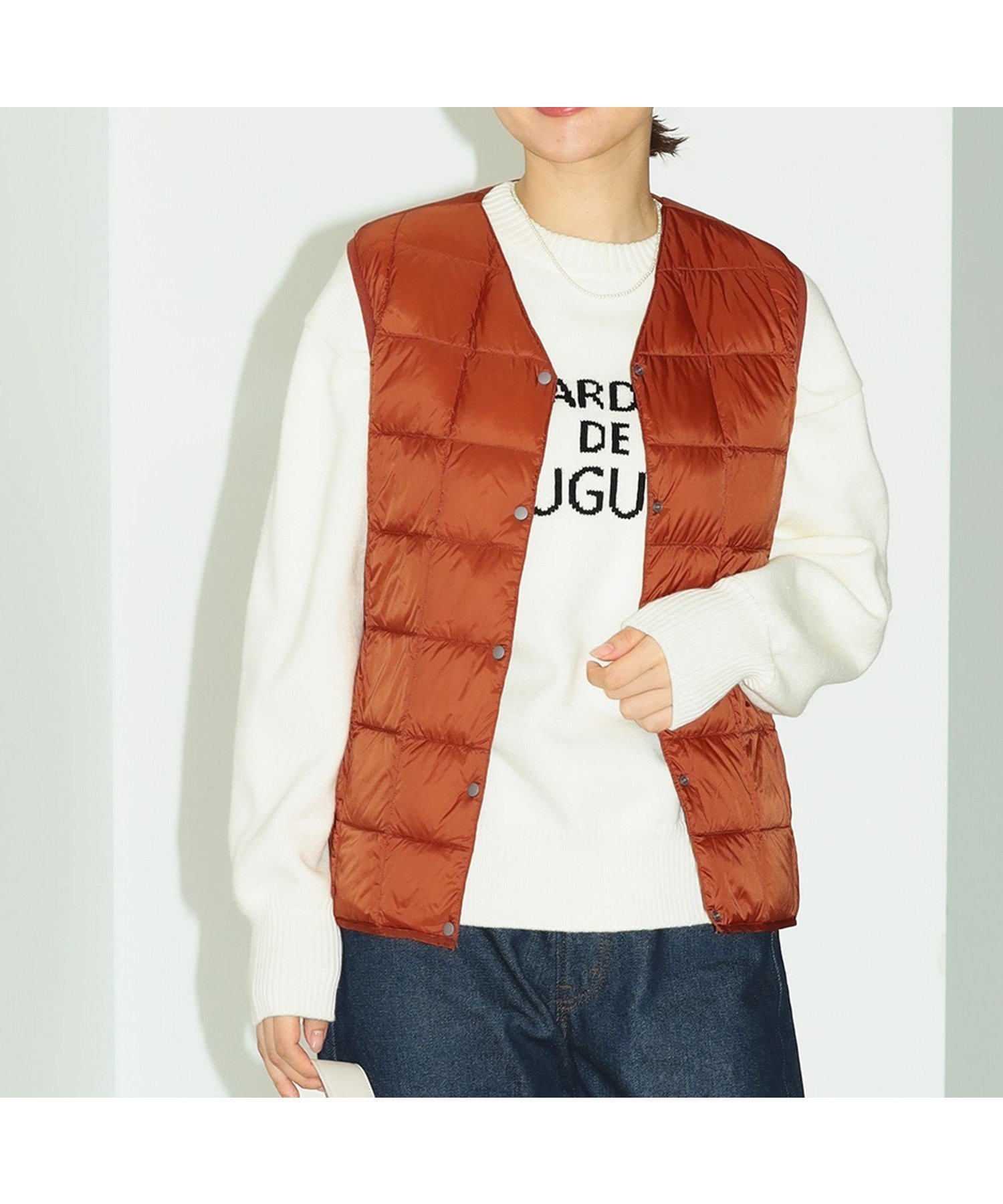 【ビーミングライフストアバイビームス/B:MING LIFE STORE by BEAMS】のTAION / インナーダウン ベスト(M~XL) 25AW 秋冬 インテリア・キッズ・メンズ・レディースファッション・服の通販 founy(ファニー) 　ファッション　Fashion　レディースファッション　Fashion for Women　アウター　Coat / Outerwear Collection　トップス・カットソー　Cut & Sew Tops　ベスト&ジレ / 重ね着スタイル　Vests & Gilets　インナー　Innerwear　キルト　Quilt, Quilted Fabric　シャツワンピ　Shirt Dress, Shirt One-Piece　シンプル　Simple, Minimal　スクエア　Square, Square Shape　タフタ　Taffeta, Structured Fabric　ダウン　Down, Puffer　定番　Standard, Basic Item　バランス　Balance, Style Balance　パーカー　Hoodie, Parka　ベスト　Vest, Waistcoat　A/W・秋冬　Autumn/Winter　おすすめ　Recommended / Our Picks　エレガント 上品　Elegant　2025年　2025　2025-2026秋冬・A/W　Autumn/Winter 2025–26 AW25–26　BRICK_ORANGE|ID: prp329100004648242 ipo3291000000033558550