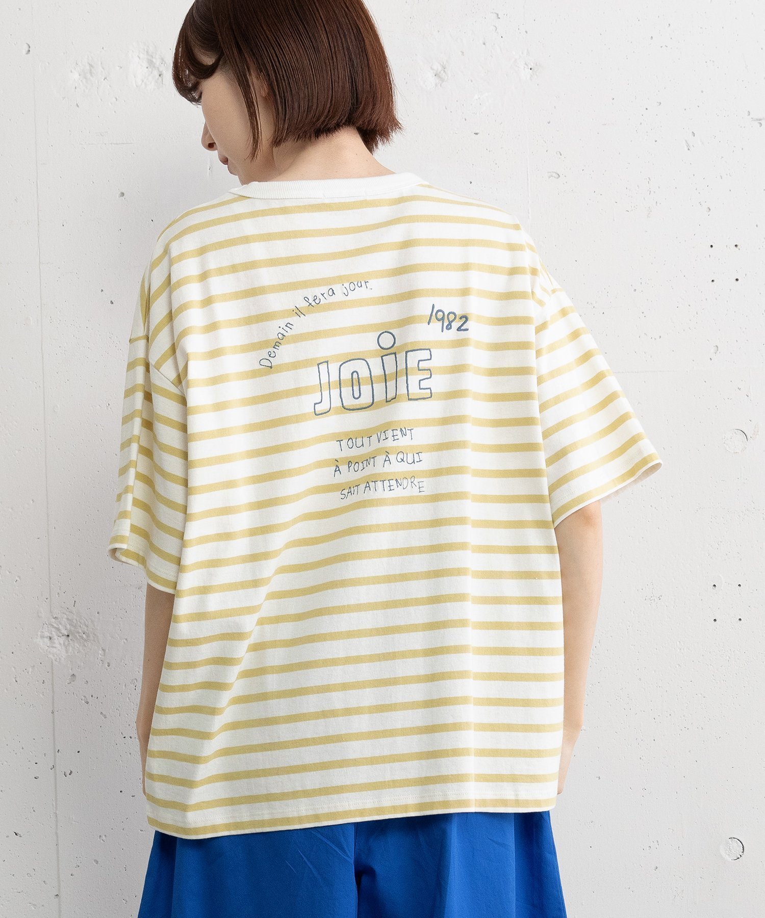 【プードゥドゥ/POU DOU DOU】のJOiEバックロゴ刺繍Tシャツ 人気、トレンドファッション・服の通販 founy(ファニー) 　ファッション　Fashion　レディースファッション　Fashion for Women　トップス・カットソー　Cut & Sew Tops　シャツ・ブラウス・オフィスカジュアル　Elegant Blouses & Button-Ups　ロングTシャツ・Tシャツ　Longline T-Shirts & Tees　バッグ　Bags　スマート　Smart, Elegant　ハンド　Hand, Handmade　 other-1|ID: prp329100004648244 ipo3291000000033558552