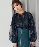 【ミスティ ウーマン/mysty woman】の【上西星来さん着用アイテム】フローラルレース刺繍ロングスリーブブラウス ブラック09|ID: prp329100004648246 ipo3291000000033558574