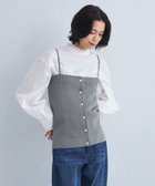 【ユナイテッドアローズ/UNITED ARROWS】のパフニット 2WAY キャミソール -ウォッシャブル- MD.GRAY|ID: prp329100004648251 ipo3291000000033558660