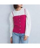 【ユナイテッドアローズ/UNITED ARROWS】のパフニット 2WAY キャミソール -ウォッシャブル- PINK|ID: prp329100004648251 ipo3291000000033558666