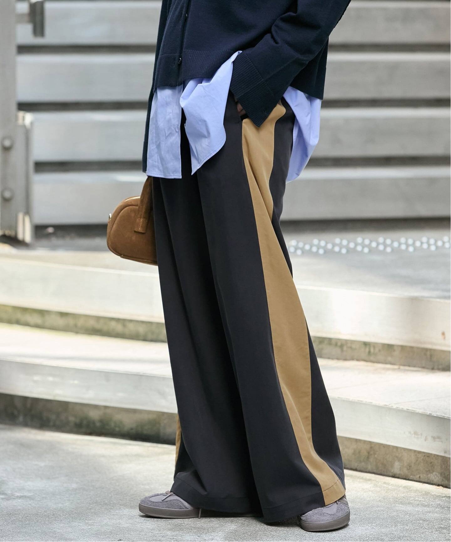 【ジャーナルスタンダード/JOURNAL STANDARD】の【2025FW 新作】Vintage Twill Line パンツ インテリア・キッズ・メンズ・レディースファッション・服の通販 founy(ファニー) 　ファッション　Fashion　レディースファッション　Fashion for Women　パンツ　Pants & Trousers　とろみ　Fluid, Flowy Fabric　セットアップ　Set-Up, Coordinated Outfit　ドレープ　Drape, Draping Fabric　リラックス　Relax, Relaxed Fit　ブラック|ID: prp329100004648255 ipo3291000000033558684