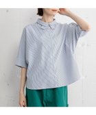 【プードゥドゥ/POU DOU DOU】のダブルカラードルマンシャツ 人気、トレンドファッション・服の通販 founy(ファニー) ファッション Fashion レディースファッション Fashion for Women トップス・カットソー Cut & Sew Tops シャツ・ブラウス・オフィスカジュアル Elegant Blouses & Button-Ups おすすめ Recommended / Our Picks スマート Smart, Elegant デニム Denim, Jeans Material ドット Polka Dot, Dot Pattern 無地 Plain, Solid Color thumbnail ブルー|ID: prp329100004648278 ipo3291000000033558969