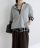 【リヴドロワ/RIVE DROITE】の【抜け感◎】ハーフZIPスウェット 人気、トレンドファッション・服の通販 founy(ファニー) ファッション Fashion レディースファッション Fashion for Women トップス・カットソー Cut & Sew Tops レディースパーカー・カジュアルフーディー Casual Hoodies & Sweatshirts スウェット・クルーネックトップス Sweatshirts & Crewnecks / Relaxed Fit Sweat Tops ジップ Zip, Zipper スウェット / スエット Sweatshirt, Sweatwear ハーフ Half, Half-Length バランス Balance, Style Balance 再入荷 Restock / Back in Stock おすすめ Recommended / Our Picks thumbnail グレー|ID: prp329100004648300 ipo3291000000033639217
