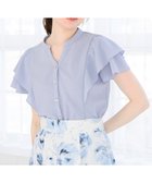 【ミッシュマッシュ/MISCH MASCH】の2025春夏新作 ダブルフリルカットブラウス 人気、トレンドファッション・服の通販 founy(ファニー) ファッション Fashion レディースファッション Fashion for Women トップス・カットソー Cut & Sew Tops シャツ・ブラウス・オフィスカジュアル Elegant Blouses & Button-Ups 2025年 2025 2025春夏・S/S Spring/Summer 2025 SS25 おすすめ Recommended / Our Picks シェイプ Shape, Slim Fit ダブル Double, Double-Breasted フリル Frill, Ruffle 夏 Summer 春 Spring S/S・春夏 SS, Spring/Summer, Warm Season thumbnail ブルー|ID: prp329100004648366 ipo3291000000033560034