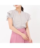 【ミッシュマッシュ/MISCH MASCH】の2025春夏新作 ダブルフリルカットブラウス 人気、トレンドファッション・服の通販 founy(ファニー) ファッション Fashion レディースファッション Fashion for Women トップス・カットソー Cut & Sew Tops シャツ・ブラウス・オフィスカジュアル Elegant Blouses & Button-Ups 2025年 2025 2025春夏・S/S Spring/Summer 2025 SS25 おすすめ Recommended / Our Picks シェイプ Shape, Slim Fit ダブル Double, Double-Breasted フリル Frill, Ruffle 夏 Summer 春 Spring S/S・春夏 SS, Spring/Summer, Warm Season thumbnail グレー|ID: prp329100004648366 ipo3291000000033560035
