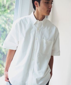【ビームス/BEAMS / MEN】の【洗濯機洗い可】ワイドフィット 5分袖 ボタンダウンシャツ 25SS コットン100% 人気、トレンドファッション・服の通販 founy(ファニー) ファッション Fashion メンズファッション Fashion for Men スタイリッシュ Stylish, Fashionable ストレッチ Stretch, Stretchy Fabric バランス Balance, Style Balance フィット Fit, Slim Fit ポケット Pocket, Pocket Detail ワイド Wide, Wide Fit エレガント 上品 Elegant 2025年 2025 2025春夏・S/S Spring/Summer 2025 SS25 |ID:prp329100004648378