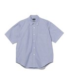 【ビームス/BEAMS / MEN】の【洗濯機洗い可】ワイドフィット 5分袖 ボタンダウンシャツ 25SS コットン100% 人気、トレンドファッション・服の通販 founy(ファニー) ファッション Fashion メンズファッション Fashion for Men スタイリッシュ Stylish, Fashionable ストレッチ Stretch, Stretchy Fabric バランス Balance, Style Balance フィット Fit, Slim Fit ポケット Pocket, Pocket Detail ワイド Wide, Wide Fit エレガント 上品 Elegant 2025年 2025 2025春夏・S/S Spring/Summer 2025 SS25 thumbnail BLUE|ID: prp329100004648378 ipo3291000000033560266