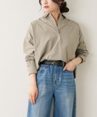 【マイカ ディール/MICA & DEAL】のバックタックスキッパーブラウス KHAKI|ID: prp329100004648387 ipo3291000000033560429