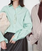 【スローブ イエナ/SLOBE IENA】の《WEB限定/追加 》HAPPYCOLOR SHIRT 人気、トレンドファッション・服の通販 founy(ファニー) ファッション Fashion レディースファッション Fashion for Women トップス・カットソー Cut & Sew Tops シャツ・ブラウス・オフィスカジュアル Elegant Blouses & Button-Ups 2025年 2025 2025-2026秋冬・A/W Autumn/Winter 2025–26 AW25–26 thumbnail グリーン B|ID: prp329100004648395 ipo3291000000033560516