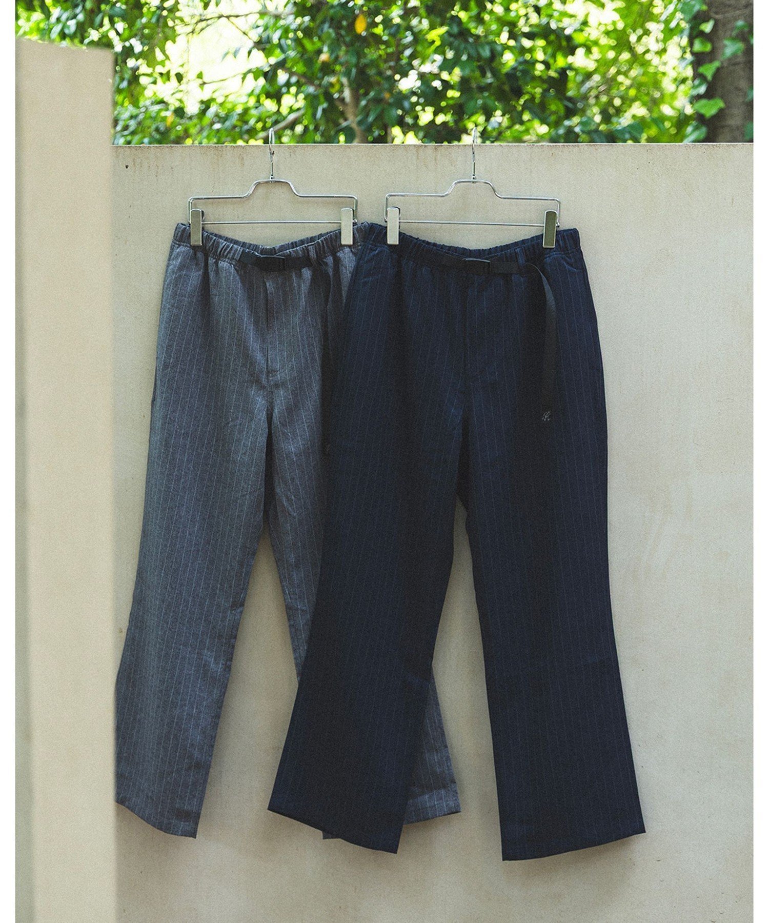 【ビーミングライフストア/B:MING LIFE STORE / MEN】の【別注】Gramicci / ストライプ スラックス インテリア・キッズ・メンズ・レディースファッション・服の通販 founy(ファニー) 　ファッション　Fashion　メンズファッション　Fashion for Men　ストライプ　Stripe, Striped Pattern　スラックス　Slacks, Dress Pants　別注　Limited Edition, Custom Order　定番　Standard, Basic Item　NAVY|ID: prp329100004648396 ipo3291000000033560530