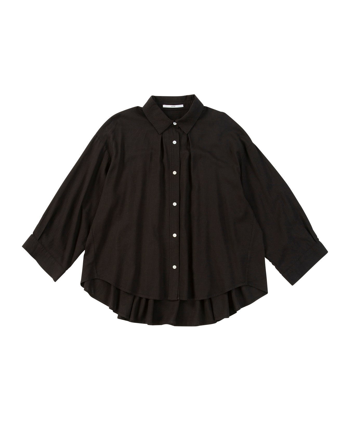 【その他のブランド/Other】のバックデザインギャザーシャツ インテリア・キッズ・メンズ・レディースファッション・服の通販 founy(ファニー) 　ファッション　Fashion　レディースファッション　Fashion for Women　トップス・カットソー　Cut & Sew Tops　シャツ・ブラウス・オフィスカジュアル　Elegant Blouses & Button-Ups　バッグ　Bags　おすすめ　Recommended / Our Picks　アクセサリー　Fashion Accessories　キャミソール　Camisole, Spaghetti Strap Top　ギャザー　Gathered, Ruffled　スラックス　Slacks, Dress Pants　スリーブ　Sleeve, Long Sleeve / Short Sleeve　ダウン　Down, Puffer　デニム　Denim, Jeans Material　フロント　Front, Front Design　ワイド　Wide, Wide Fit　羽織　Haori, Light Jacket　長袖　Long Sleeve, Full Sleeve　ブラック|ID: prp329100004648397 ipo3291000000033560534