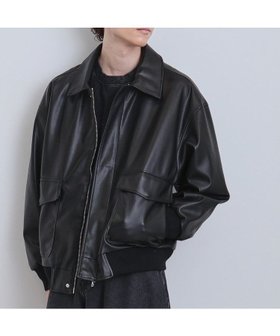 【ティーケー/tk TAKEO KIKUCHI / MEN】のA-2シンセティックレザーブルゾン 人気、トレンドファッション・服の通販 founy(ファニー) ファッション Fashion メンズファッション Fashion for Men ジャケット Jacket, Outerwear デニム Denim, Jeans Material プリント Print, Printed Pattern ポケット Pocket, Pocket Detail ミリタリー Military, Army Style エレガント 上品 Elegant 人気 Popular, Best Seller |ID:prp329100004648413