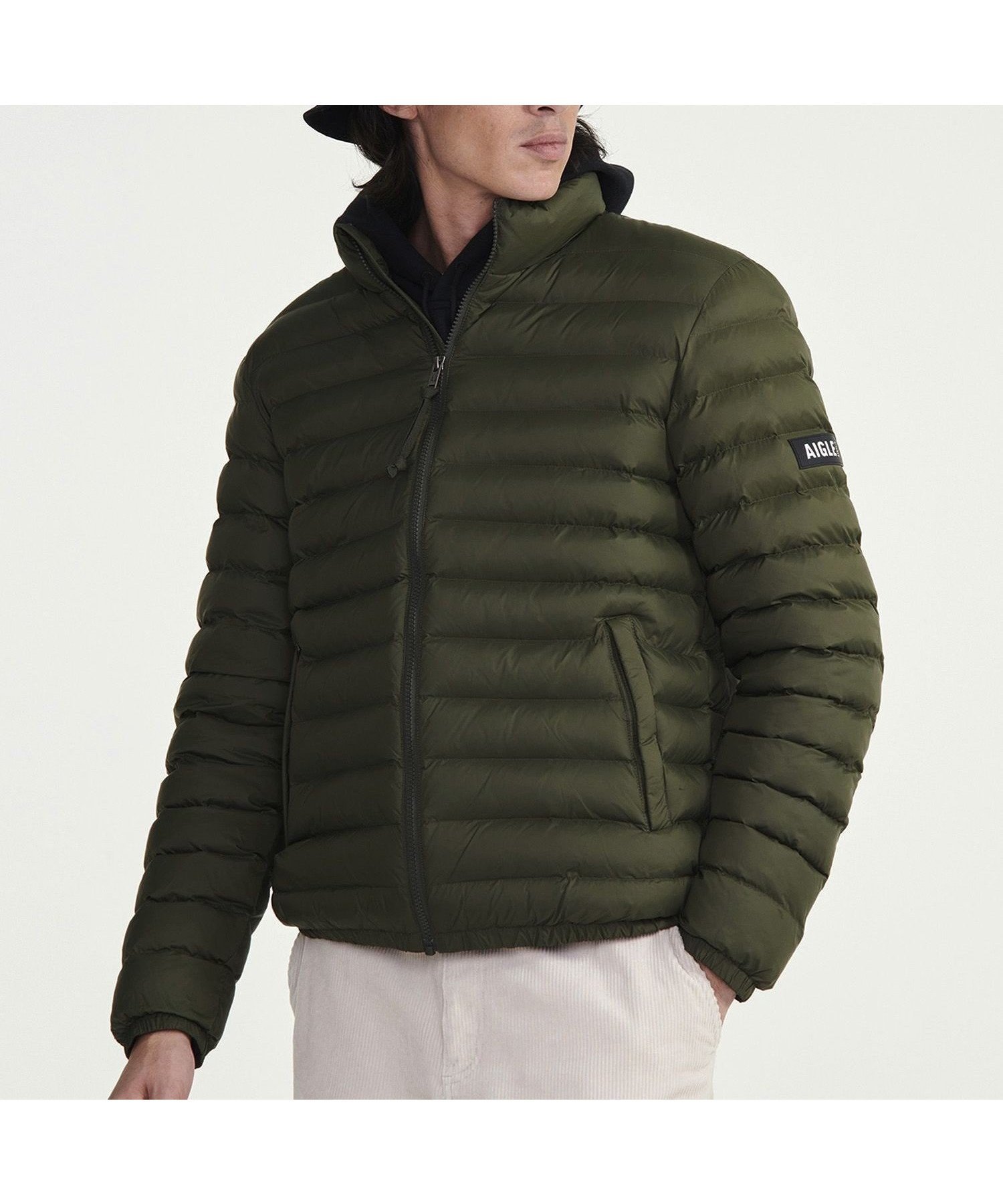 【エーグル/AIGLE / MEN】の撥水 DUPONT SORONA中綿 インサレーションダウンジャケット / パファージャケット インテリア・キッズ・メンズ・レディースファッション・服の通販 founy(ファニー) 　ファッション　Fashion　メンズファッション　Fashion for Men　インナー　Innerwear　ジャケット　Jacket, Outerwear　スタイリッシュ　Stylish, Fashionable　ダウン　Down, Puffer　フィット　Fit, Slim Fit　ベーシック　Basic, Essential　レギュラー　Regular, Standard Fit　モスグリーン|ID: prp329100004648418 ipo3291000000033560911