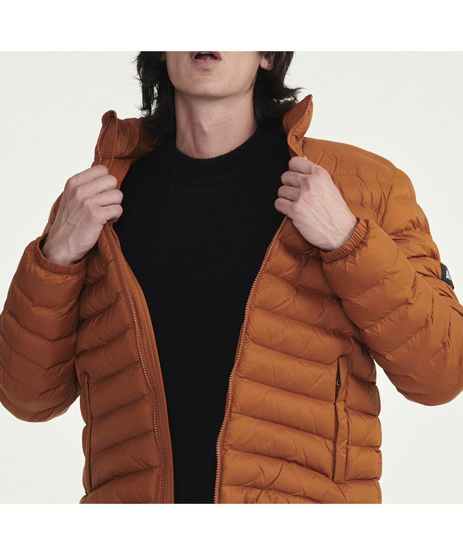 【エーグル/AIGLE / MEN】の撥水 DUPONT SORONA中綿 インサレーションダウンジャケット / パファージャケット インテリア・キッズ・メンズ・レディースファッション・服の通販 founy(ファニー) 　ファッション　Fashion　メンズファッション　Fashion for Men　インナー　Innerwear　ジャケット　Jacket, Outerwear　スタイリッシュ　Stylish, Fashionable　ダウン　Down, Puffer　フィット　Fit, Slim Fit　ベーシック　Basic, Essential　レギュラー　Regular, Standard Fit　オレンジ|ID: prp329100004648418 ipo3291000000033560913
