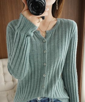 【アミュレット/Amulet】の【Amulet】リブニットカーディガン 人気、トレンドファッション・服の通販 founy(ファニー) ファッション Fashion レディースファッション Fashion for Women トップス・カットソー Cut & Sew Tops ニット Knit Tops & Sweaters カーディガン・羽織り Layered Style Cardigans ストレート Straight, Straight Cut デニム Denim, Jeans Material |ID:prp329100004648426