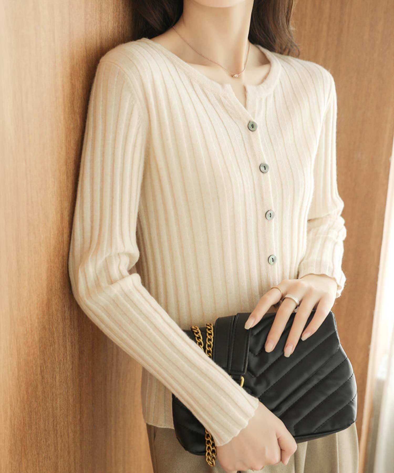 【アミュレット/Amulet】の【Amulet】リブニットカーディガン インテリア・キッズ・メンズ・レディースファッション・服の通販 founy(ファニー) 　ファッション　Fashion　レディースファッション　Fashion for Women　トップス・カットソー　Cut & Sew Tops　ニット　Knit Tops & Sweaters　カーディガン・羽織り　Layered Style Cardigans　ストレート　Straight, Straight Cut　デニム　Denim, Jeans Material　ホワイト|ID: prp329100004648426 ipo3291000000033561009