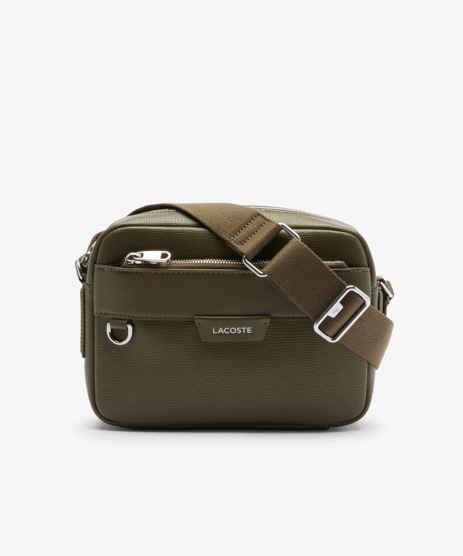【ラコステ/LACOSTE / MEN】のオシアン レザーレポーターバッグ インテリア・キッズ・メンズ・レディースファッション・服の通販 founy(ファニー) 　ファッション　Fashion　メンズファッション　Fashion for Men　バッグ　Bags　コンパクト　Compact, Small Size　シンプル　Simple, Minimal　エレガント 上品　Elegant　モスグリーン|ID: prp329100004648432 ipo3291000000033561032