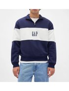 【ギャップ/GAP】のヴィンテージソフト カラーブロック GAPロゴ ハーフジップ プルオーバー NEW_NAVY|ID: prp329100004648437 ipo3291000000033561104