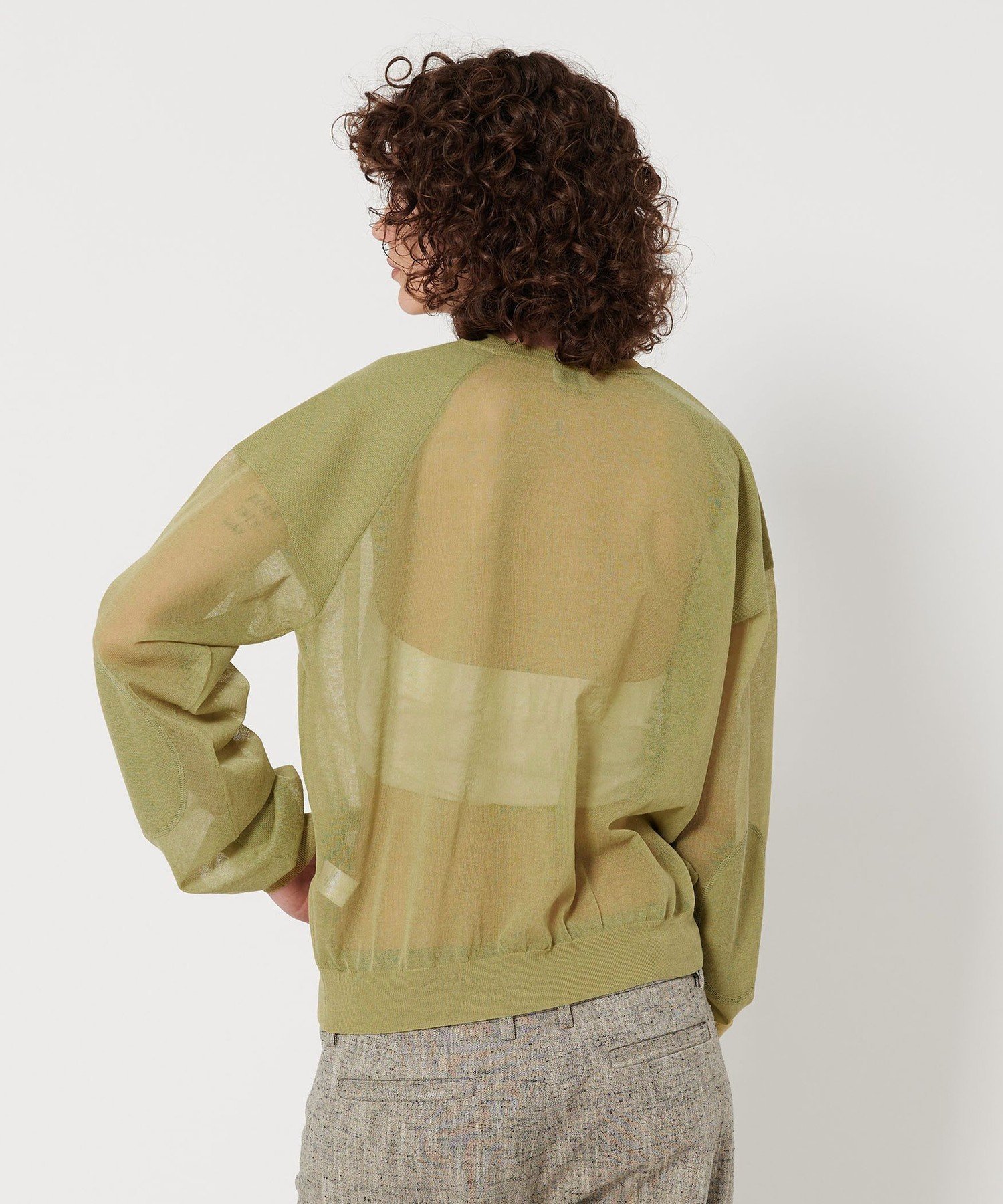 【ビューティ&ユース ユナイテッドアローズ/BEAUTY&YOUTH / UNITED ARROWS】の6(ROKU) パッチ ロングスリーブ ニット 人気、トレンドファッション・服の通販 founy(ファニー) 　ファッション　Fashion　レディースファッション　Fashion for Women　トップス・カットソー　Cut & Sew Tops　ニット　Knit Tops & Sweaters　インナー　Innerwear　エレガント 上品　Elegant　キャミソール　Camisole, Spaghetti Strap Top　シアー　Sheer, See-Through　スリーブ　Sleeve, Long Sleeve / Short Sleeve　タンク　Tank Top, Sleeveless Top　パッチ　Patch, Appliqué　マニッシュ　Mannish, Boyish　ロング　Long, Long-Length　夏　Summer　 other-1|ID: prp329100004648444 ipo3291000000033561197