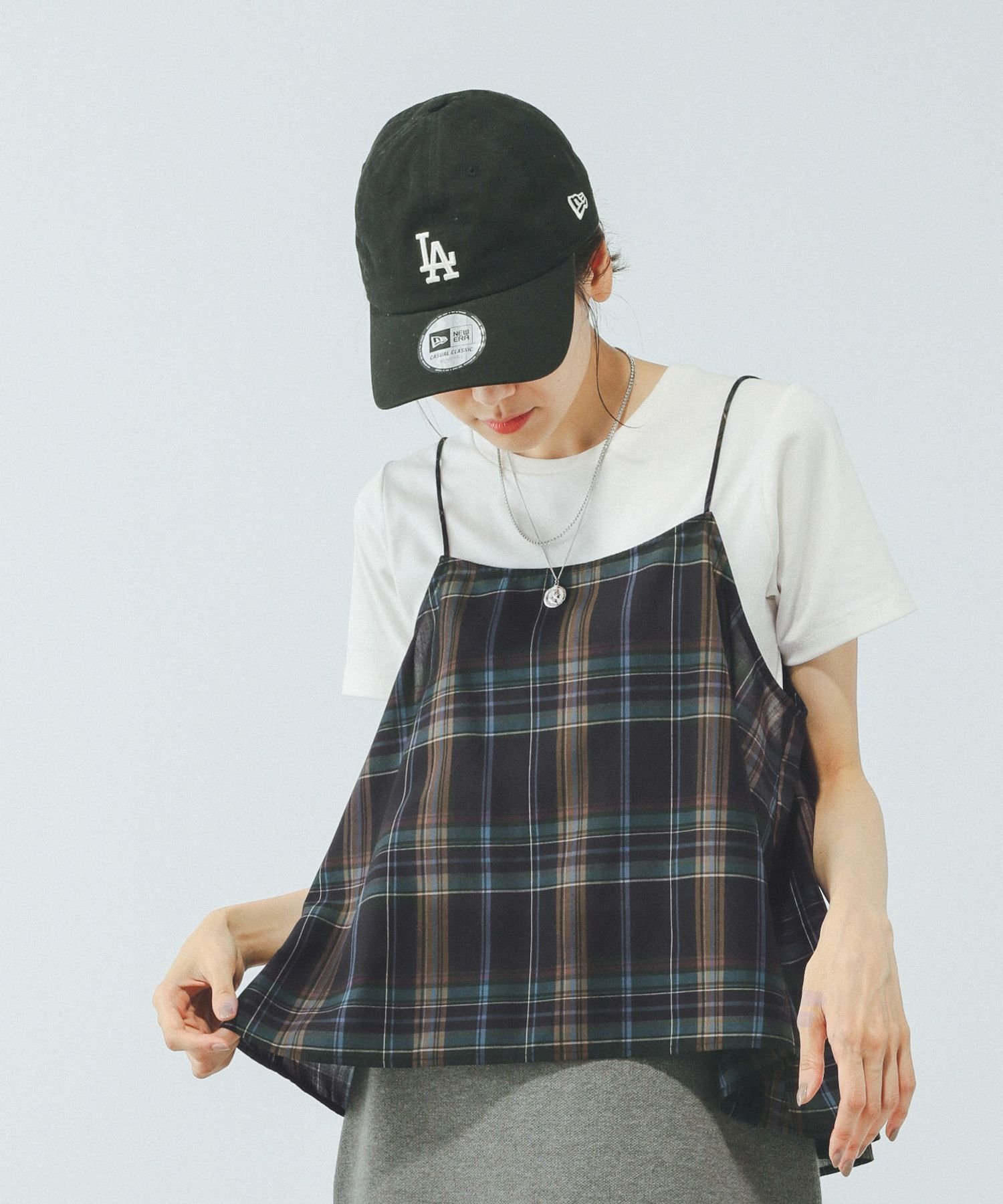 【グローバルワーク/GLOBAL WORK】のチェックビスチェ/579508 インテリア・キッズ・メンズ・レディースファッション・服の通販 founy(ファニー) 　ファッション　Fashion　レディースファッション　Fashion for Women　トップス・カットソー　Cut & Sew Tops　ビスチェ　Bustiers & Corset Tops / Layered Bustier Style　おすすめ　Recommended / Our Picks　インナー　Innerwear　ギャザー　Gathered, Ruffled　ジャケット　Jacket, Outerwear　チェック　Check, Plaid, Tartan　ビスチェ　Bustier, Corset Top　フレア　Flare, Flared　ワイド　Wide, Wide Fit　ブラックチェック10|ID: prp329100004648459 ipo3291000000033613938