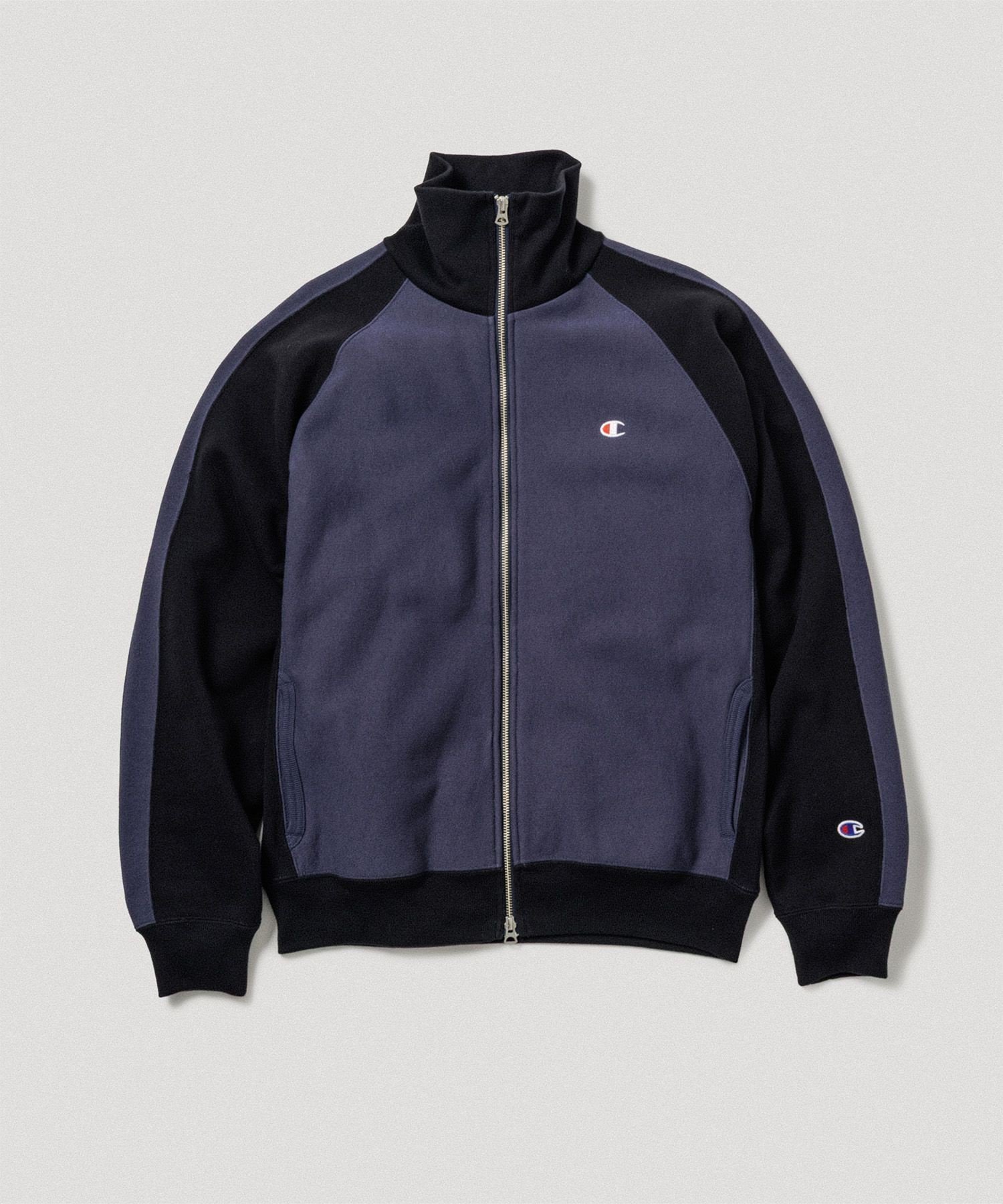 【アダムエロペ /ADAM ET ROPE' / MEN】の《別注》【Champion/チャンピオン】REVERSE WEAVE TRACK JACKET インテリア・キッズ・メンズ・レディースファッション・服の通販 founy(ファニー) 　ファッション　Fashion　メンズファッション　Fashion for Men　インナー　Innerwear　カーディガン　Cardigan, Knitwear　ジャケット　Jacket, Outerwear　スウェット / スエット　Sweatshirt, Sweatwear　スポーツ　Sports, Activewear　スリーブ　Sleeve, Long Sleeve / Short Sleeve　セーター　Sweater, Knitwear　ニューヨーク　New York, NYC Style　ベーシック　Basic, Essential　別注　Limited Edition, Custom Order　ブラック系(02)|ID: prp329100004648468 ipo3291000000033561700