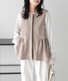 【ラジュール/Lajour】のパールペプラムジレ 人気、トレンドファッション・服の通販 founy(ファニー) ファッション Fashion レディースファッション Fashion for Women アウター Coat / Outerwear Collection トップス・カットソー Cut & Sew Tops ベスト&ジレ / 重ね着スタイル Vests & Gilets おすすめ Recommended / Our Picks オケージョン Occasion Wear ギャザー Gathered, Ruffled シンプル Simple, Minimal パール Pearl, Pearl Accent フォーマル Formal, Dressy ペプラム Peplum, Flared Hem モチーフ Motif, Design Theme エレガント 上品 Elegant 夏 Summer thumbnail ベージュ|ID: prp329100004648471 ipo3291000000033561716