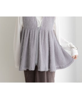 【ローリーズファーム/LOWRYS FARM】 フェザーZIPベスト人気、トレンドファッション・服の通販 founy(ファニー) ファッション Fashion レディースファッション Fashion for Women アウター Coat / Outerwear Collection トップス・カットソー Cut & Sew Tops ベスト&ジレ / 重ね着スタイル Vests & Gilets ギャザー Gathered, Ruffled シアー Sheer, See-Through ストレッチ Stretch, Stretchy Fabric フェザー Feather, Feather Detail フリンジ Fringe, Tassel ベスト Vest, Waistcoat ペプラム Peplum, Flared Hem |ID:prp329100004648476