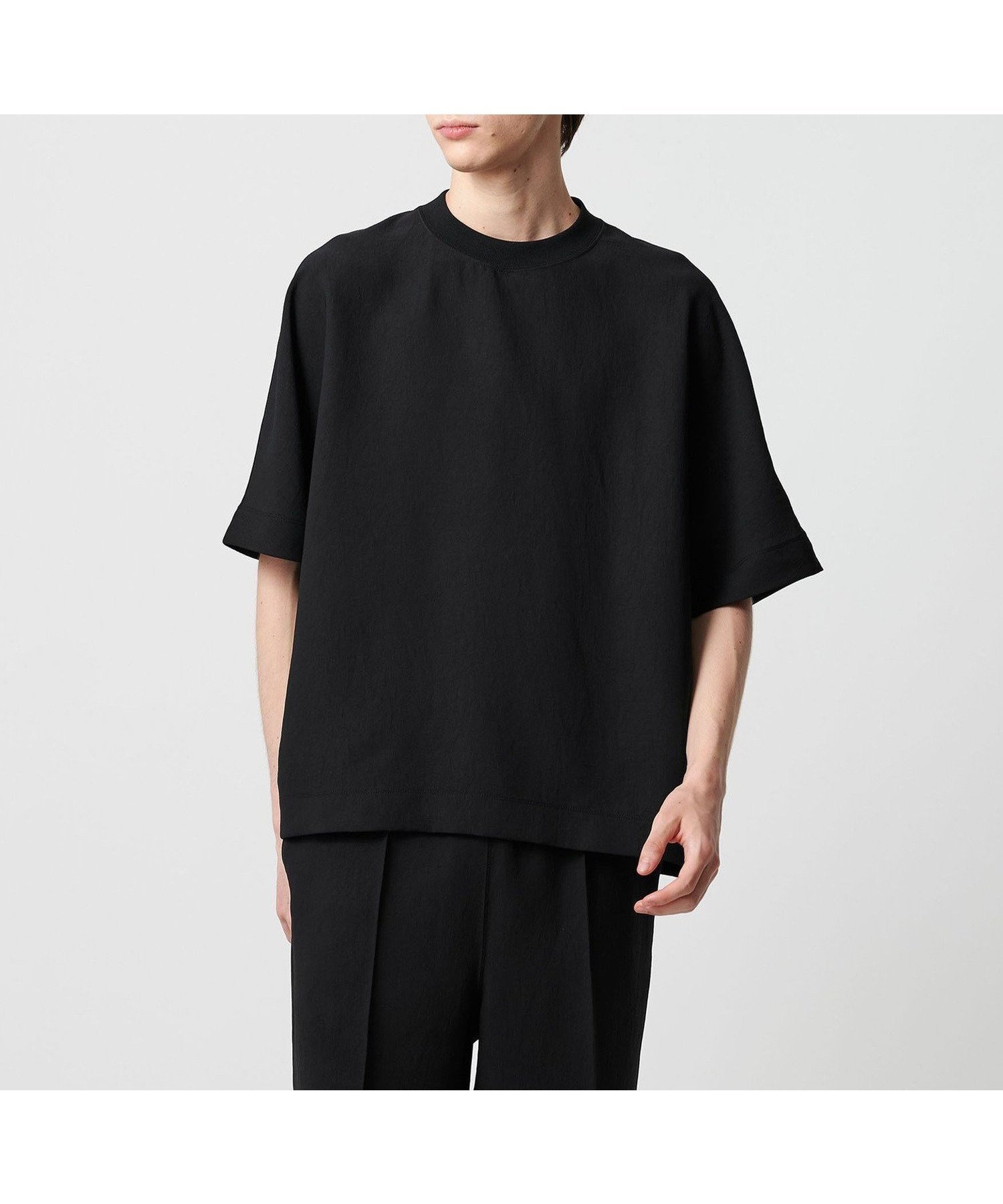 【ユナイテッドアローズ/UNITED ARROWS / MEN】のD.O UNITED ARROWS BY DAISUKE OBANA ESSENS I D/SL TEE 25AW/Tシャツ インテリア・キッズ・メンズ・レディースファッション・服の通販 founy(ファニー) 　ファッション　Fashion　メンズファッション　Fashion for Men　エレガント 上品　Elegant　コレクション　Collection, Seasonal Line　シンプル　Simple, Minimal　ジャケット　Jacket, Outerwear　セットアップ　Set-Up, Coordinated Outfit　定番　Standard, Basic Item　リラックス　Relax, Relaxed Fit　ルーズ　Loose, Oversized　おすすめ　Recommended / Our Picks　2025年　2025　2025-2026秋冬・A/W　Autumn/Winter 2025–26 AW25–26　BLACK|ID: prp329100004648478 ipo3291000000033561748