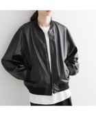【ティーケー/tk TAKEO KIKUCHI / MEN】のシンセティックレザー MA-1 人気、トレンドファッション・服の通販 founy(ファニー) ファッション Fashion メンズファッション Fashion for Men コンパクト Compact, Small Size トレンド Trend, Trending Now ドロップ Drop Shoulder, Dropped Style ポケット Pocket, Pocket Detail リアル Real, Realistic ヴィンテージ Vintage Style thumbnail ブラック|ID: prp329100004648486 ipo3291000000033561810