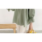 【ミニミニストア/miniministore】のフリルブラウス レディース 長袖ブラウス くすみグリーン|ID: prp329100004648491 ipo3291000000033561851