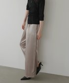 【リアン/Lian】のサテンラインイージーパンツ 人気、トレンドファッション・服の通販 founy(ファニー) ファッション Fashion レディースファッション Fashion for Women パンツ Pants & Trousers サテン Satin, Glossy Fabric thumbnail グレイッシュベージュ|ID: prp329100004648641 ipo3291000000033564956