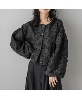 【ラジュール/Lajour】のふくれジャガードブルゾン 人気、トレンドファッション・服の通販 founy(ファニー) ファッション Fashion レディースファッション Fashion for Women アウター Coat / Outerwear Collection ブルゾンジャケット・スポーティアウター Blouson Jackets クラシカル Classical, Vintage-Inspired ショルダー Shoulder, Shoulder Strap スリーブ Sleeve, Long Sleeve / Short Sleeve ドロップ Drop Shoulder, Dropped Style バルーン Balloon, Balloon Silhouette パール Pearl, Pearl Accent フェミニン Feminine, Girly ブルゾン Blouson, Bomber Jacket ヴィンテージ Vintage Style エレガント 上品 Elegant |ID:prp329100004648674