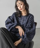 【ラジュール/Lajour】のふくれジャガードブルゾン 人気、トレンドファッション・服の通販 founy(ファニー) ファッション Fashion レディースファッション Fashion for Women アウター Coat / Outerwear Collection ブルゾンジャケット・スポーティアウター Blouson Jackets クラシカル Classical, Vintage-Inspired ショルダー Shoulder, Shoulder Strap スリーブ Sleeve, Long Sleeve / Short Sleeve ドロップ Drop Shoulder, Dropped Style バルーン Balloon, Balloon Silhouette パール Pearl, Pearl Accent フェミニン Feminine, Girly ブルゾン Blouson, Bomber Jacket ヴィンテージ Vintage Style エレガント 上品 Elegant thumbnail ネイビー|ID: prp329100004648674 ipo3291000000033566127