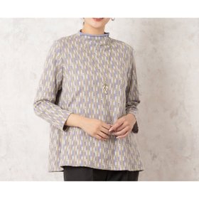 【ミゼール/MISSEL】のコットンジャカードカットソー 人気、トレンドファッション・服の通販 founy(ファニー) ファッション Fashion レディースファッション Fashion for Women トップス・カットソー Cut & Sew Tops カットソー・ベーシックTシャツ Cut-and-Sewn Tops / Stretch Tees & Basics カットソー Cut and Sewn Top ジャカード／ジャガード Jacquard, Woven Pattern プリント Print, Printed Pattern ボトルネック Bottle Neck, Mock Neck 日本製 Made In Japan 洗える Machine Washable |ID:prp329100004648681