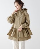 【ラジュール/Lajour】のペプラムフリル マウンテンパーカー ベージュ|ID: prp329100004648682 ipo3291000000033566381